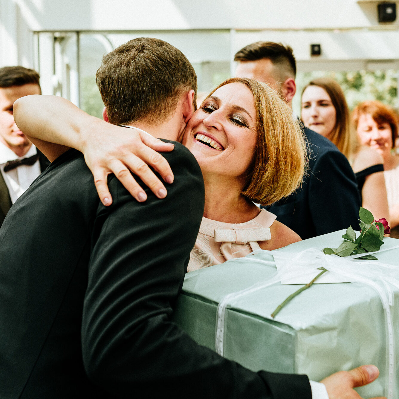 Glückwünsche, Umarmungen, gratulation, hochzeit in braunschweig