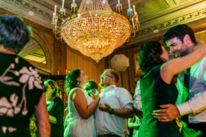 partyfoto, Brautpaar, tanz, hochzeitsfeier