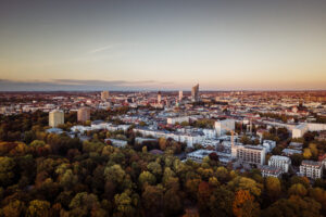 leipzig, Luftbild, drohnenbild, luftaufnahme